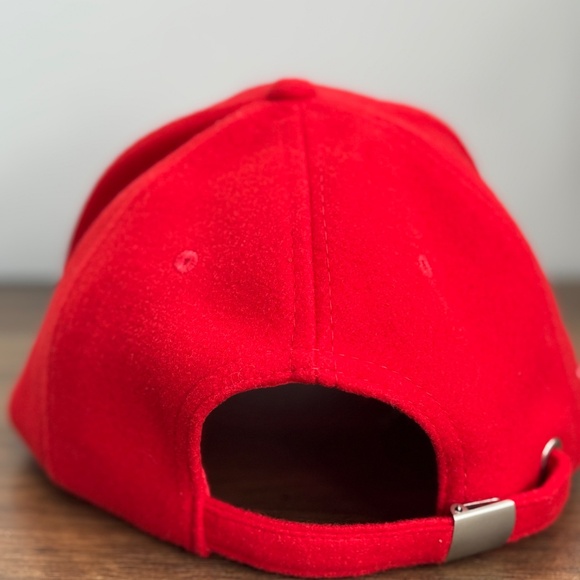 GRAND MARNIER Strapback MENS Baseball Cap Hat Felt Red Cognac Liqueur Emroidered - Picture 5 of 11